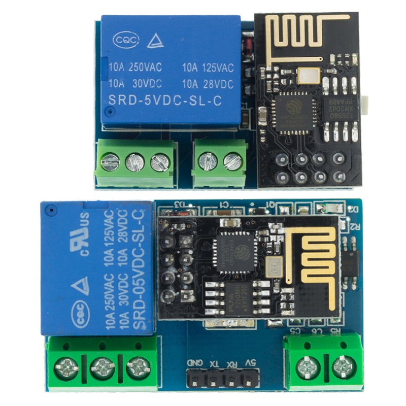 Esp8266 ESP-01 ESP-01S 5V WIFI繼電器模塊物聯網智能家居遙控開關手機APP無線WIFI模塊適