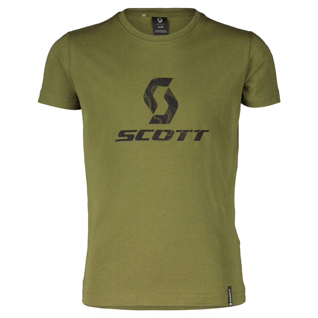 SCOTT 經典Logo 兒童T恤〔冷杉綠〕