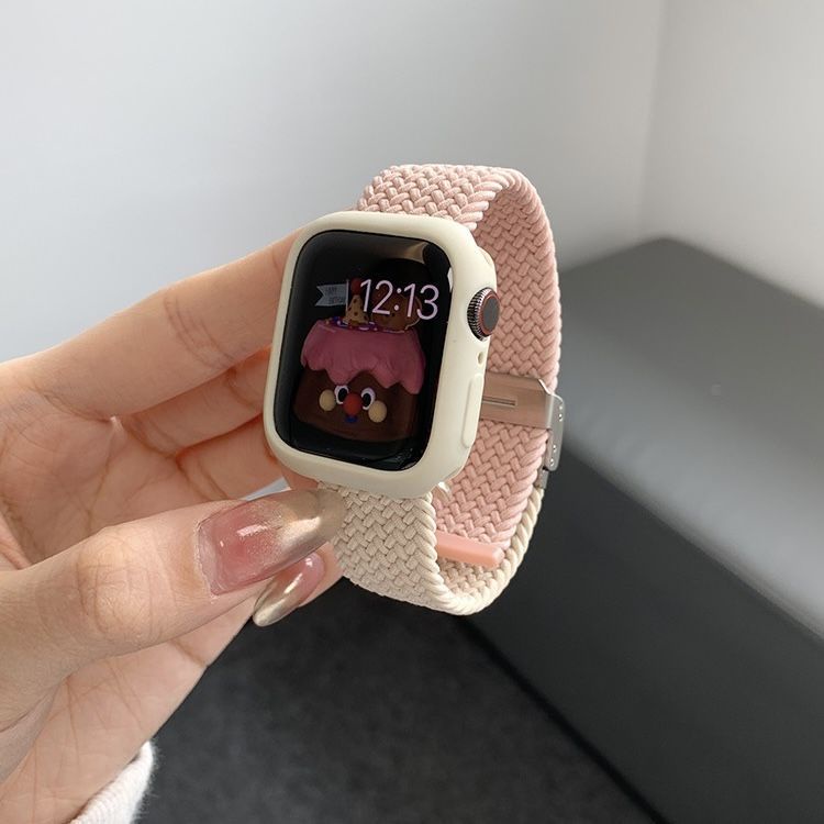 【S9通用】Apple Watch 錶帶 尼龍錶帶 單圈錶帶 夏日時尚錶帶 熱銷錶帶 蘋果錶帶