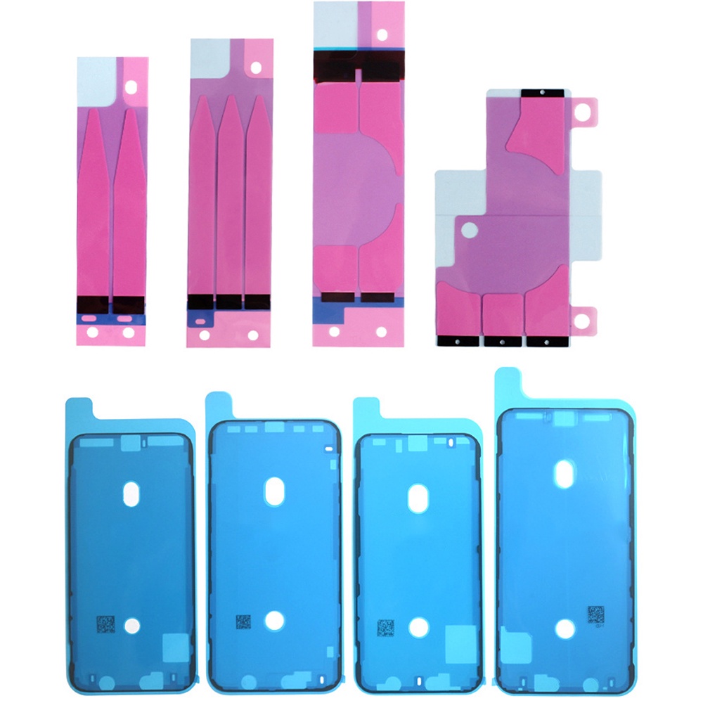 適用於 iPhone 6 6P 6S 7 8 Plus X XS Max 通用膠帶更換的 LCD 防水和電池不干膠貼紙