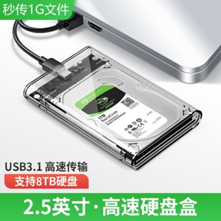USB3.1移動硬碟盒2.5英寸SATA串口Type-C筆電外置殼SSD固態機械硬碟