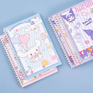 60頁a5卡通三麗鷗線圈筆記本可愛mymelody Kuromi Cinnamoroll日記本筆記本卡哇伊日記寫生本辦公