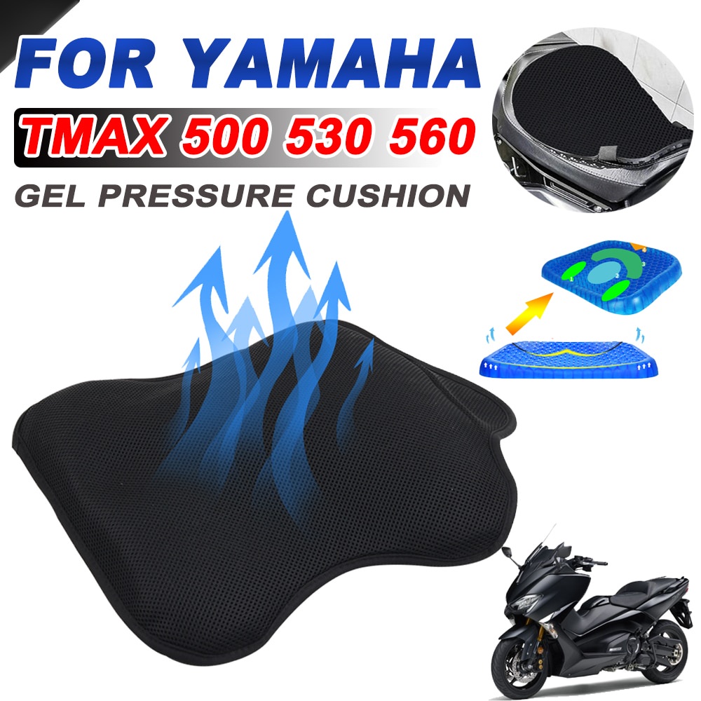 山葉 適用於雅馬哈tmax530 TMAX500 TMAX560 Tmax 530 560 500摩托車配件透氣減壓凝膠