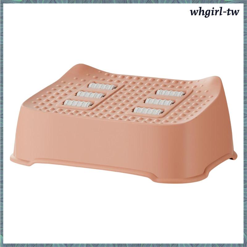 [WhgirlTW] 桌下腳凳腳凳腿腳支撐帶按摩滾輪馬桶凳舒適桌下腳墊適用於學習桌辦公室家用