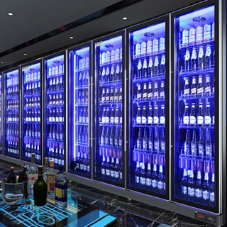 廠家直銷 啤酒櫃 冷藏展示櫃 三門飲料櫃 商用四門冰箱 超市餐飲全屏櫃