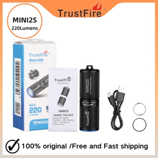 Trustfire 最新 Mini2S 鑰匙扣 EDC Led 手電筒小型可充電手電筒