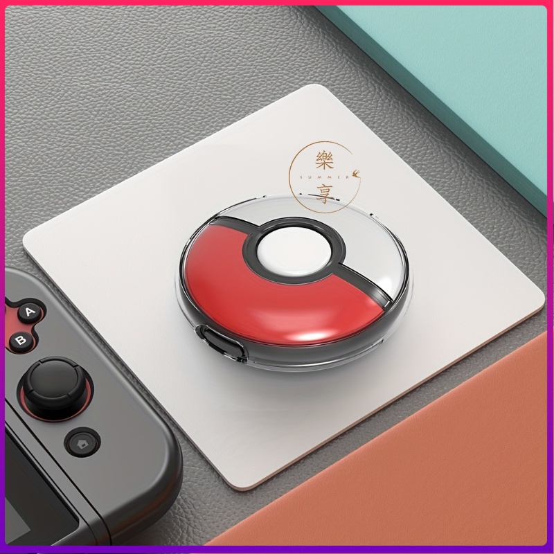 適用於 Pokémon Go Plus + 保護套 水晶保護套 PC 透明保護硬套 帶手帶 遊戲配件