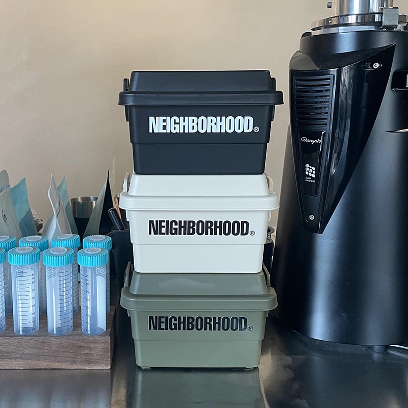 潮牌NEIGHBORHOOD迷你儲物箱桌面收納旅行野營小號工具露營雜物盒