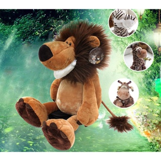大象毛絨玩具公仔獅子猴子叢林動物布娃娃兒童生日禮物玩偶男女生
