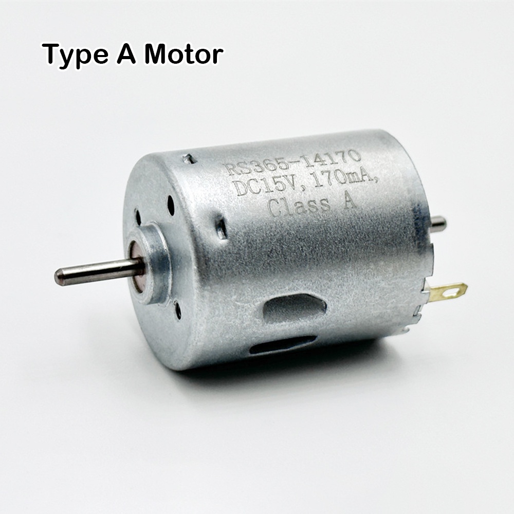 DC 6V 12V 24V RS-365雙軸碳刷電機 2400-10300RPM 強力磁鐵 高扭矩 掃地機側掃馬達