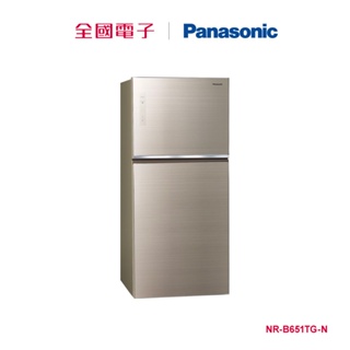 Panasonic 650L雙門變頻玻璃冰箱 NR-B651TG-N 【全國電子】