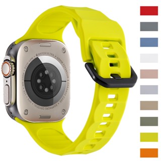 矽膠錶帶相容 Apple Watch Ultra 49mm 46mm 45mm 44mm 41mm 40mm 38mm