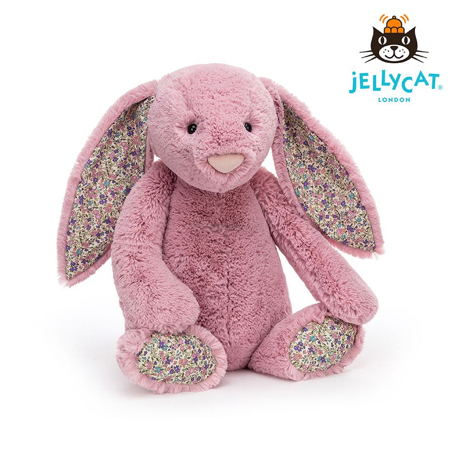 Jellycat經典碎花粉兔/ 31cm eslite誠品