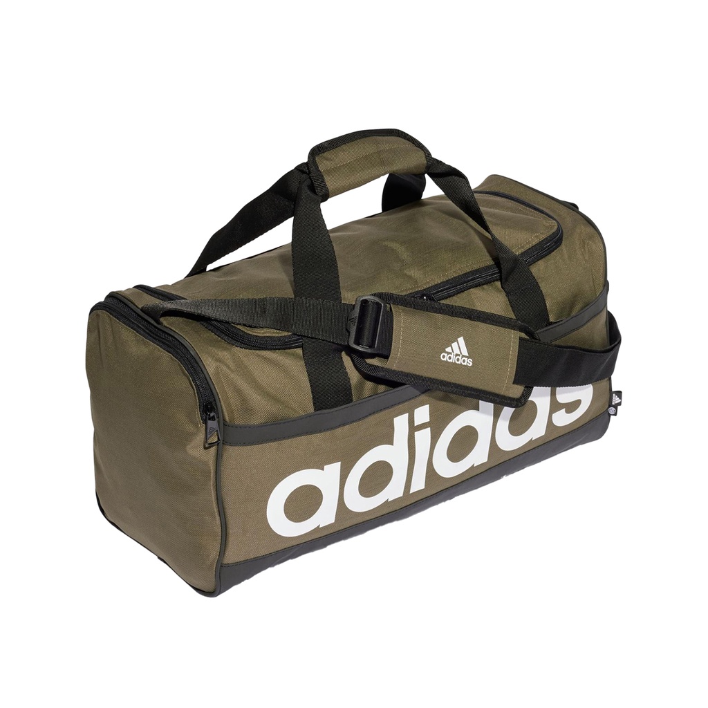 adidas 包包 Essentials 綠 行李袋 健身包 旅行包 手提 斜背【ACS】 HR5354