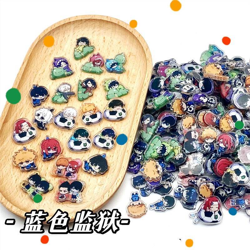 🔥熱賣🔥2公分 咒術回戰 文豪野犬 藍色監獄  柯南Q頭 原神  代號鳶60片亞克力片片 貼片 di靈能百分