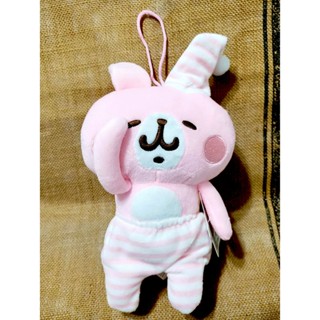 ☆千鳥日舖☆ 現貨 正版 卡娜赫拉 兔兔 兔子 絨毛 娃娃 玩偶 6吋 穿睡衣 睡衣 卡娜赫拉的小動物 吊飾 禮物