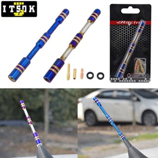 【ITSOK】新款13cm 15cm漸變烤藍 汽車天線 鋁合金 強波 防水 耐腐蝕 車用短天線