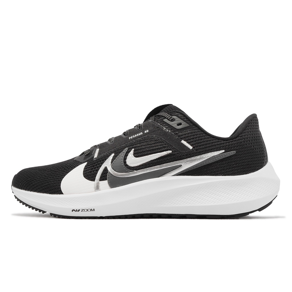Nike 慢跑鞋 Air Zoom Pegasus 40 PRM 黑白 多勾 小飛馬 男鞋 ACS FB7179-001
