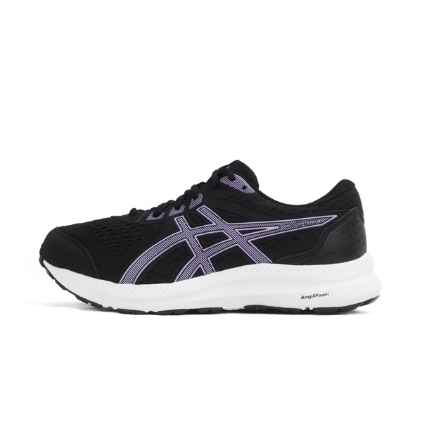 Asics 慢跑鞋 女 Gel-contend 8 (d) 寬楦 黑 1012B561-001