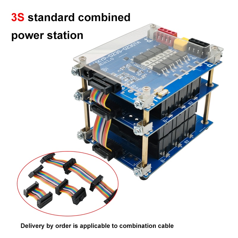 Diy 12V 3S 電源壁式電池座 18650 電池組,帶 3S 30A BMS 3S1P 3S2P 電池盒/存儲