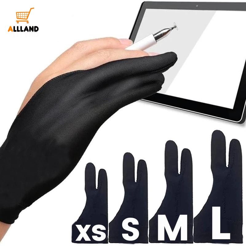 防污染兩指繪畫手套/防觸摸防臟右手手套/ipad平板觸摸屏繪圖工具