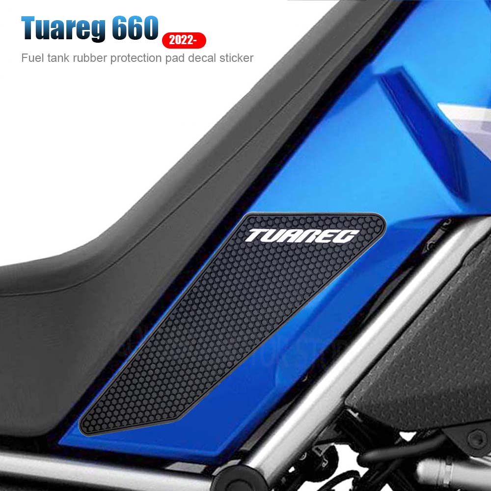 2022 新款適用於 Aprilia TUAREG 660 摩托車配件油箱蓋貼紙墊油箱蓋防滑保護器