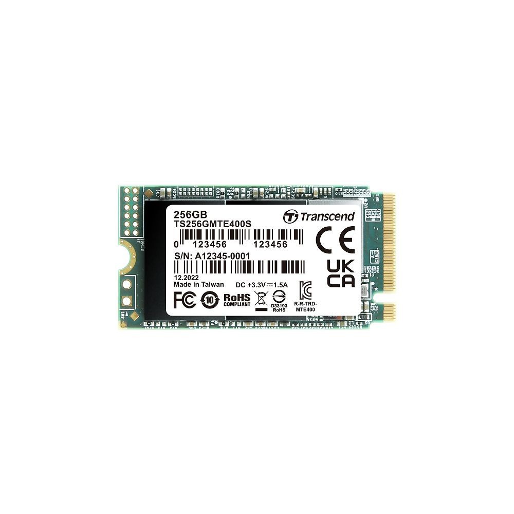 新風尚潮流 【TS256GMTE400S】 創見 256GB M.2 2242 NVMe PCIe SSD 固態硬碟