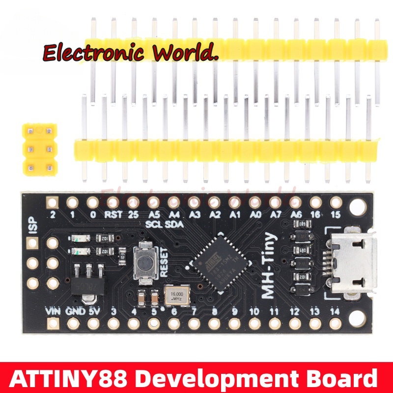 Mh-tiny ATTINY88 微型開發板 16Mhz /Digispark ATTINY85 升級版 /NANO V