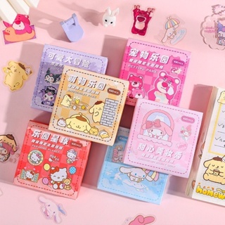 100 件 PVC 防水卡通動畫 Hello Kitty Kulomi 貼紙套裝可愛旋律 Diy 手冊 Goo 卡片裝飾