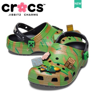Crocs kids MINECRAFT ELEVATED CLOG 兒童沙灘鞋防滑 #208473