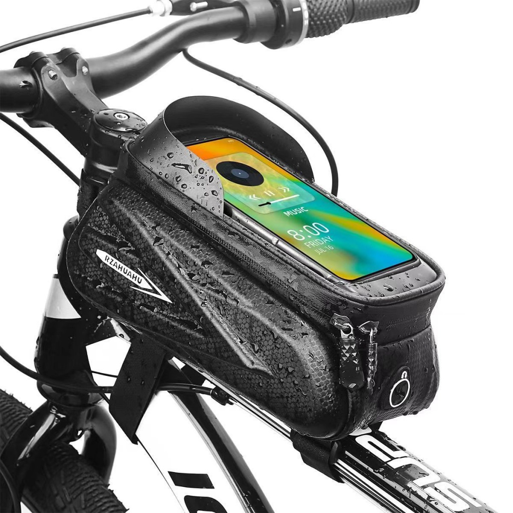 新款腳踏車包 山地車硬殼前梁包 大容量防水單車手機包 單車騎行裝備 騎行配件