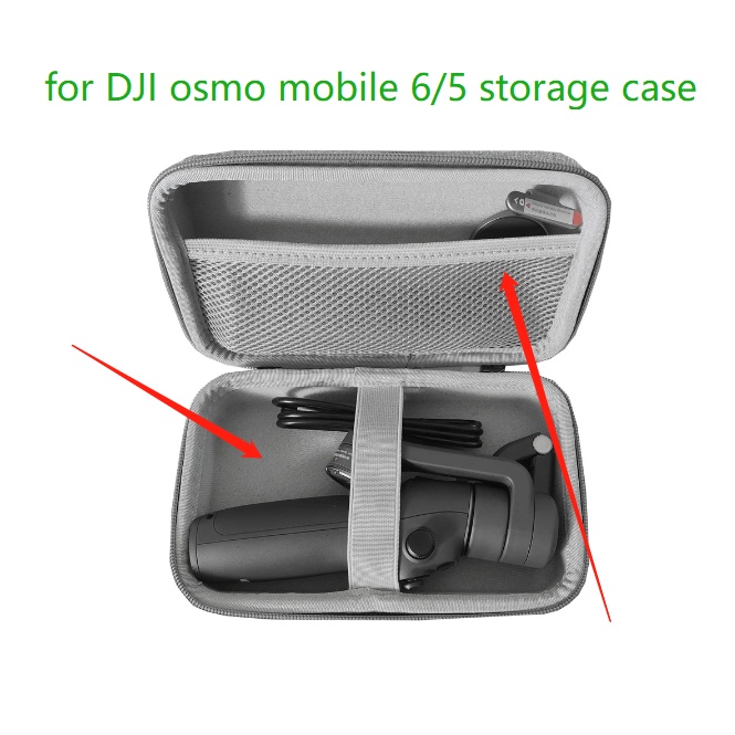 Dji OSMO Mobile 6 /DJI OM 5 硬質手持雲台簡單便攜包配件收納盒耐用便攜包