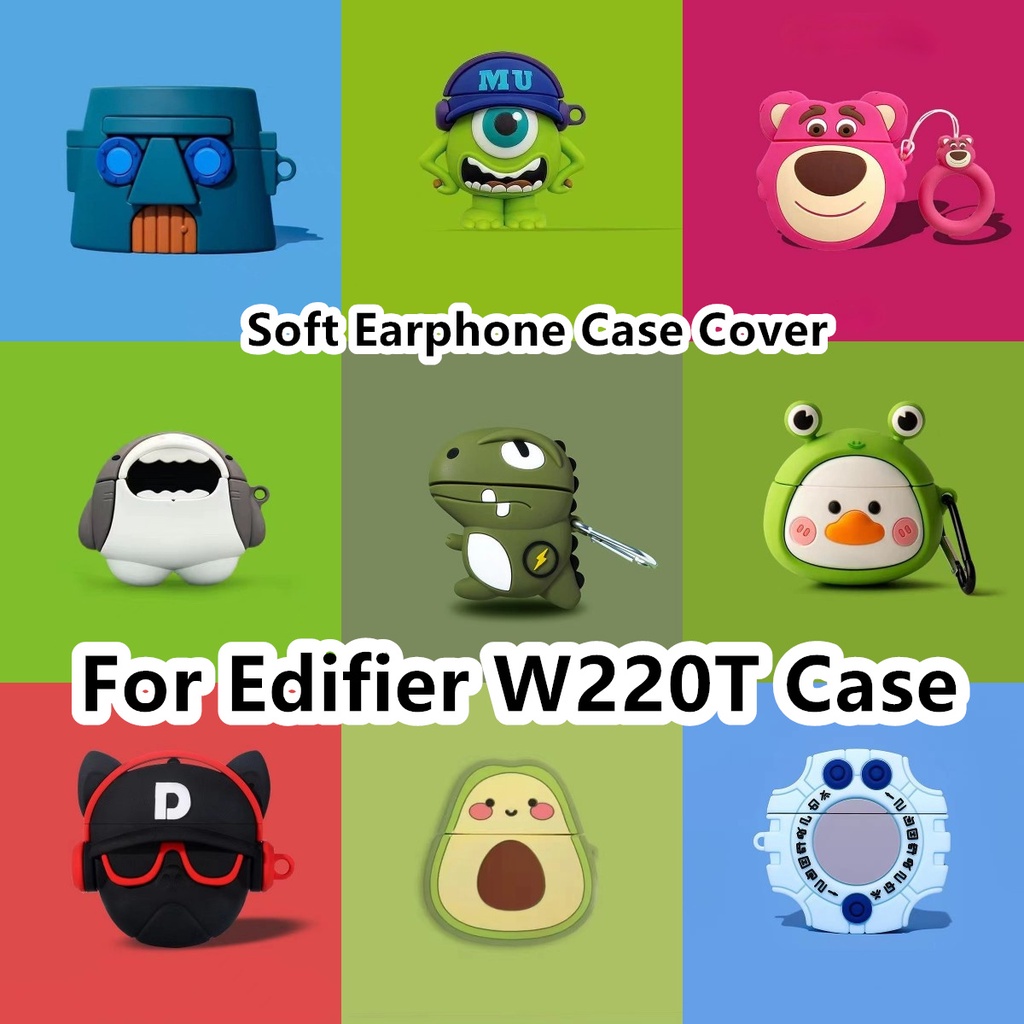 EDIFIER 現貨! 適用於漫步者 W220T 保護套可愛卡通系列適用於漫步者 W220T 保護套軟耳機保護套