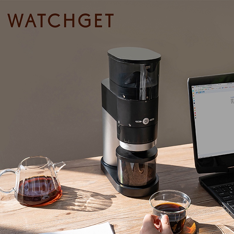 watchget電動磨豆機定量手衝意式咖啡電子秤分享壺濾杯紙罐刷套裝