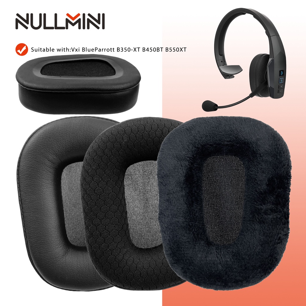 Nullmini 替換耳墊適用於 Vxi BlueParrott B350-XT B450BT B550XT 耳機皮套耳