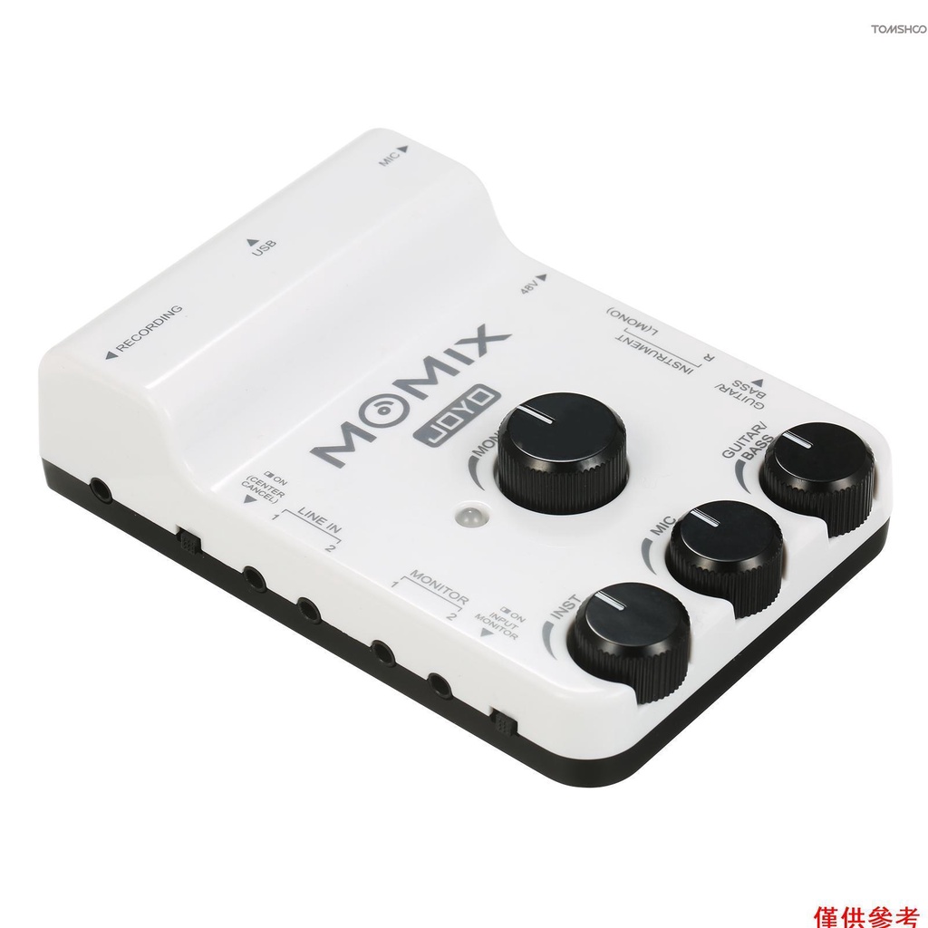 Joyo MOMIX USB音頻接口混音器便攜式混音器專業混音器適用於PC智能手機音頻設備樂器[16][新到貨]