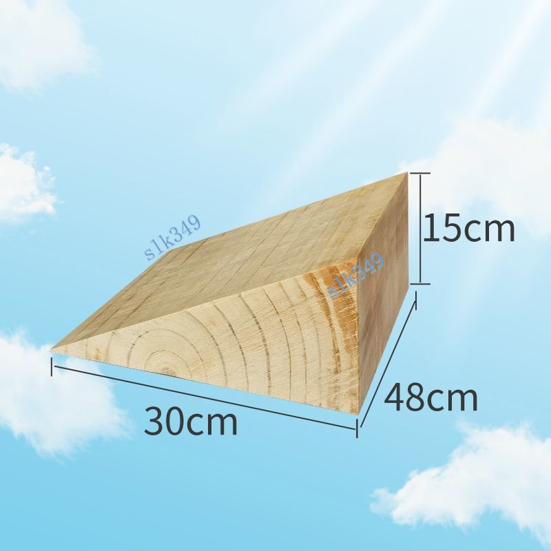 實木定制 斜坡電動車三角木塊汽車 保養坡道拋台滑板 實木拼接斜坡