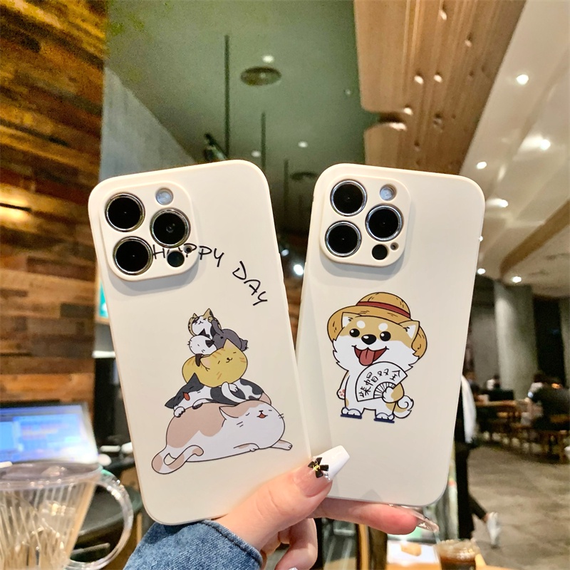 柴犬 貓咪 防摔保護殼 iPhone 7 6 6s 8 plus 蘋果 X XS MAX XR SE2 SE3 手機殼