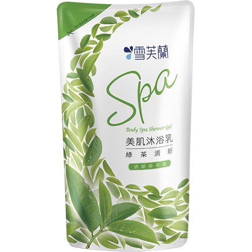 雪芙蘭 美肌SPA沐浴乳-綠茶清新(700g/袋)[大買家]