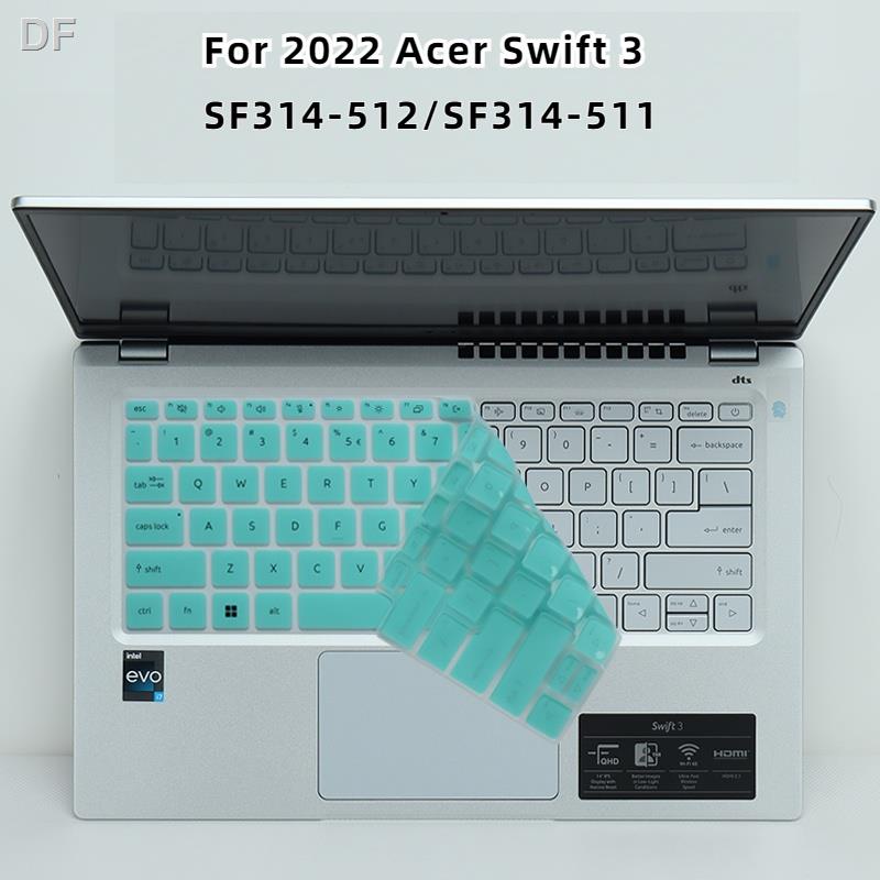 宏碁 矽膠鍵盤蓋適用於 2022 Acer Swift 3 14 SF314-512 N21C2 14 英寸第 12 代