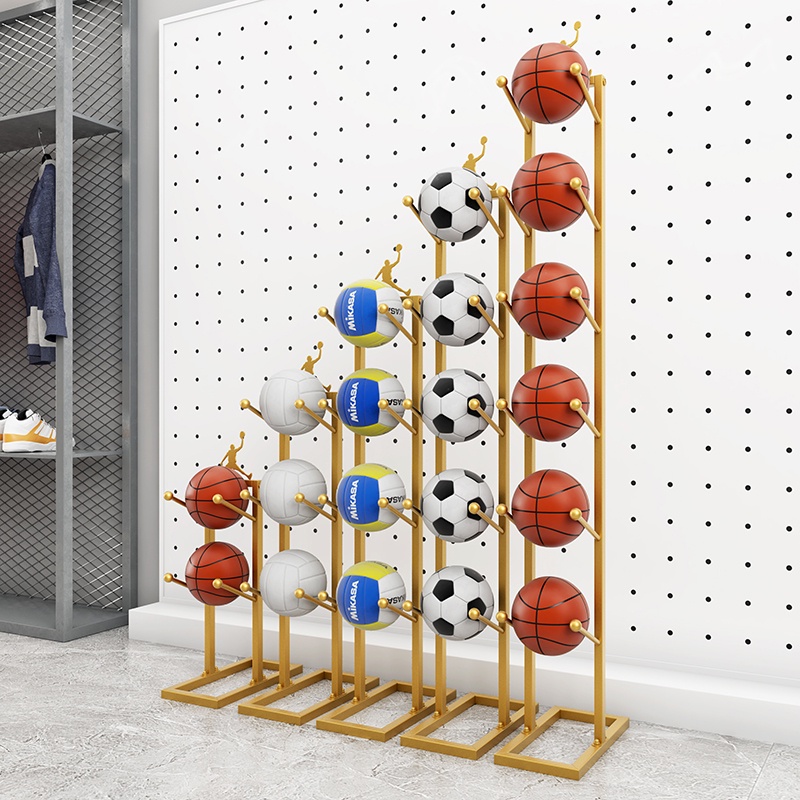 免運 籃球置物架 擺放框架 家用足球排球收納架 置球架 球類展示架 陳列球架