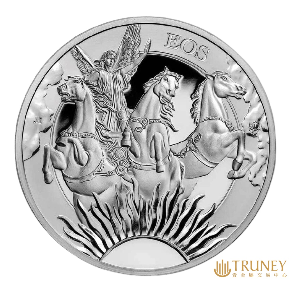 【TRUNEY貴金屬】2023聖赫勒拿女神 - 厄俄斯與戰馬銀幣1盎司 / 約 8.294台錢