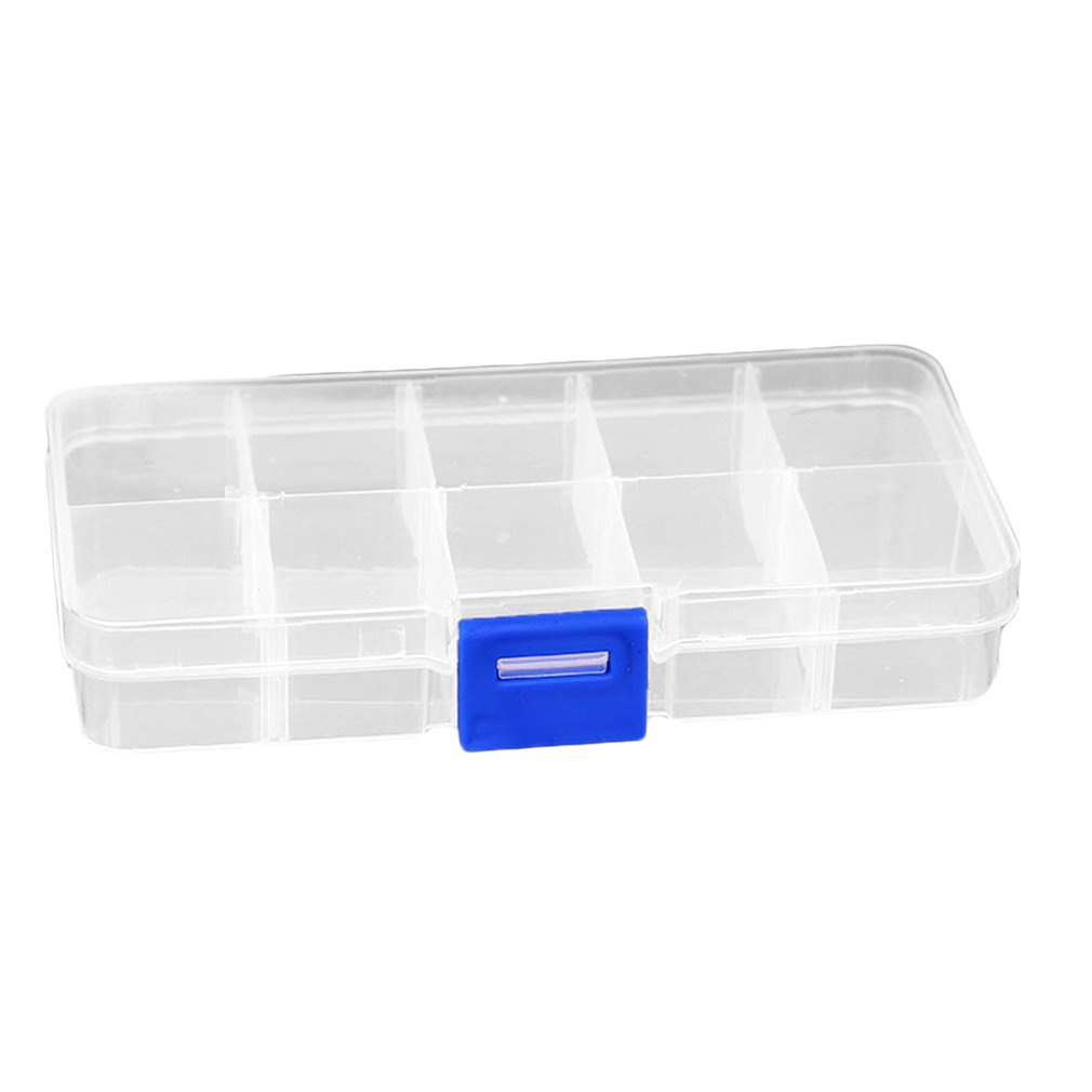 10 格塑膠收納盒適用於小型首飾工具盒 [E/7]