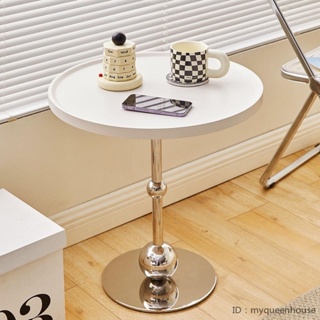 【卓時精選】奶油風邊幾小圓桌小桌子簡約現代家用客廳茶几網紅小戶型置物桌子