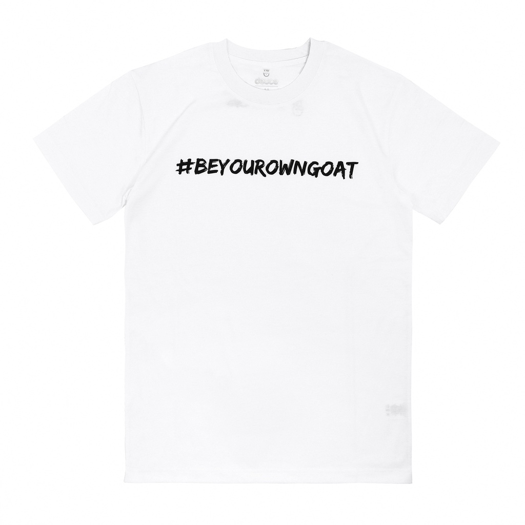 Deuce Brand Be Your Own Goat Logo字 T-Shirt 白色 短T Tee 男款【ACS】