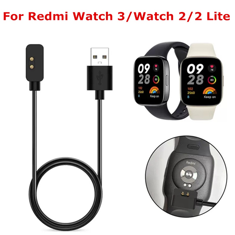 XIAOMI Redmi Watch 3 快速充電線小米 Redmi Watch 2/2 Lite 充電器的磁性 USB