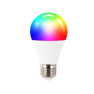 LED燈泡 E27螺旋家居自用節能省電燈泡 七彩調光紅外線浪漫氛圍彩色裝飾燈 紅綠藍 RGB可調光 7W10W 12W