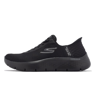 Skechers Go Walk Flex Slip-Ins 黑 寬楦 女鞋 休閒健走鞋 ACS 124975WBBK