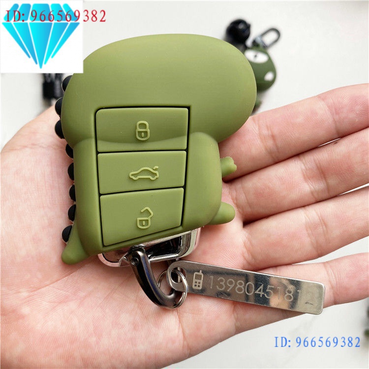現貨福斯VW鑰匙套 Polo golf7 Tiguan 鑰匙包扣圈 矽膠保護殼男女通用可愛Touran LAVIDA
