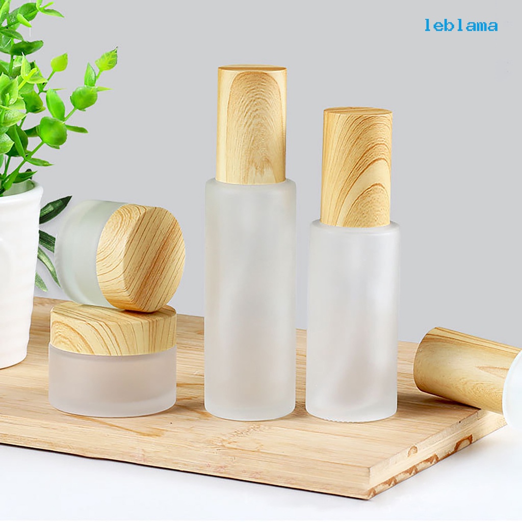 [LBA] 木紋蓋分裝瓶磨砂護膚品乳液小樣分裝瓶噴霧瓶